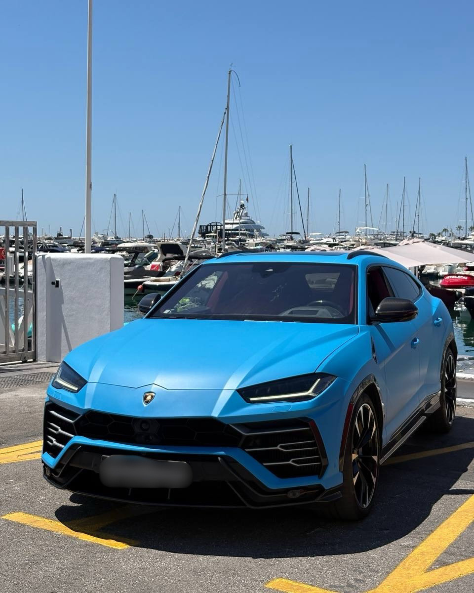 Lamborghini Urus 2022 available for rental in Marbella