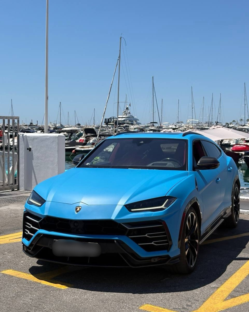 Lamborghini Urus 2022 available for rental in Marbella